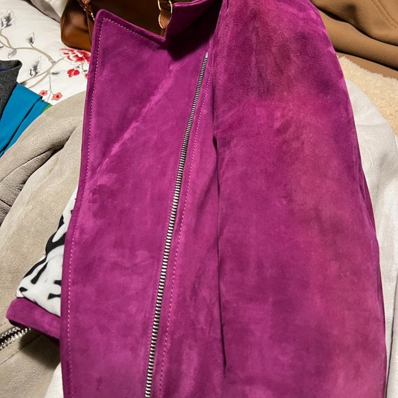 Barbara Bui pink suede jacket - size 38 - Picture 6 of 6